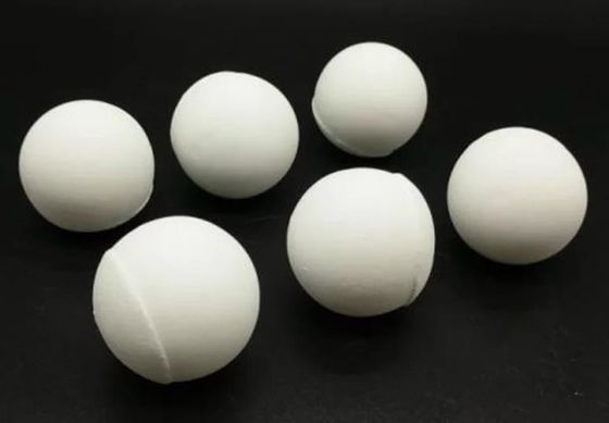 Yüksek Saflıkta Alüminyum Oksit Toplar 10 Mm Alümina Öğütme Medya Topları Seramik Küre