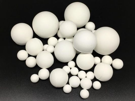 Yüksek Saflıkta Alüminyum Oksit Toplar 10 Mm Alümina Öğütme Medya Topları Seramik Küre