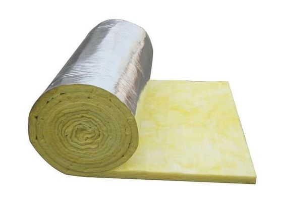 Bölme için Alüminyum Folyo ile Isı Yalıtım Fiber Cam Yünü Yalıtım
